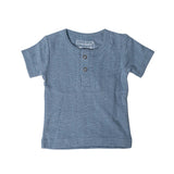 Pointelle Henley Tee